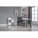 Кресло компьютерное HALMAR HAMILTON черный/хром